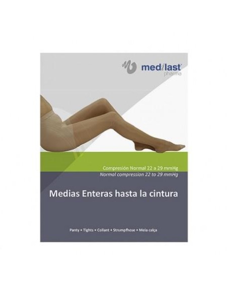 Panty Medilast Normal Negro Talla Extra Grande