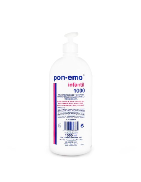 Vectem Pon-Emo Shampooing gel pour Nourrissons 1000ml