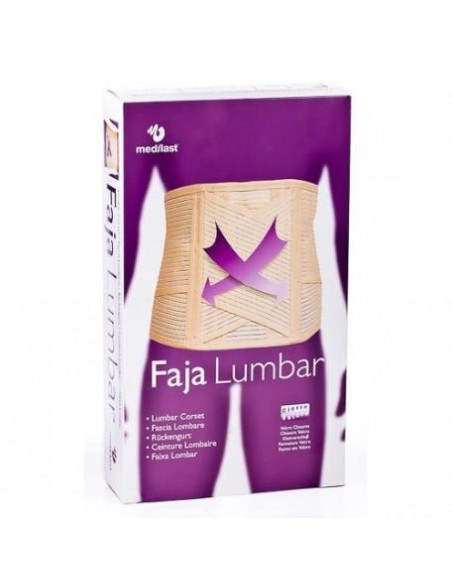 Faja Medilast Lumbar Talla 3 Velcro 85-95 Cm