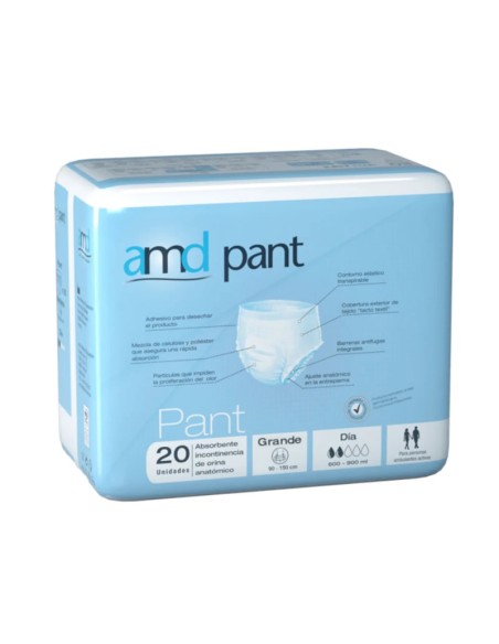 Amd Protège-slip Absorbant Jour Taille Grande 40U