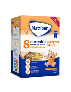 Nutriben 8 Céréales Biscuits Au Miel 600g