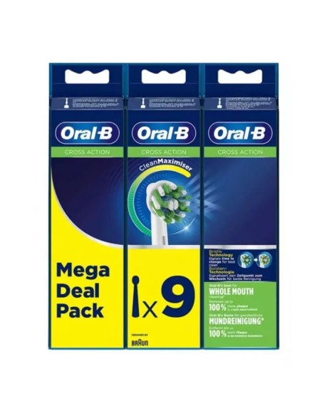 Oral-B Pro Cross Action Refill 9 Unités