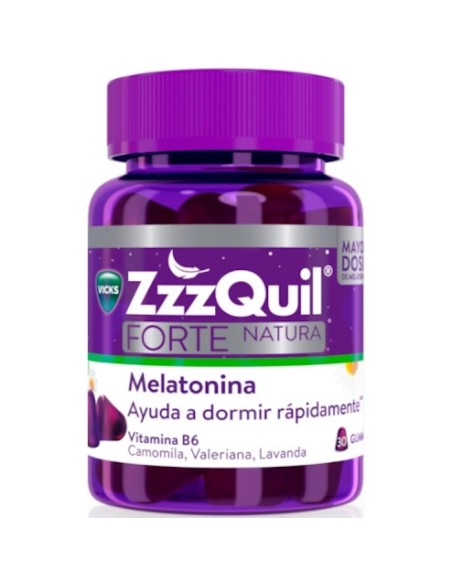 Vicks Zzzquil Forte Nature Mélatonine 30 pièces