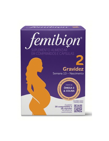Femibion 2 28 comprimés et 28 gélules