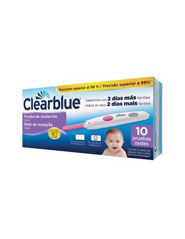 Clearblue Test D'Ovulation 10 Unités Clearblue Test D'Ovulation 10 Unités