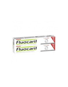Fluocaril Dentifrice Blancheur Bi-Fluoré Lot de 2 x 75 ml