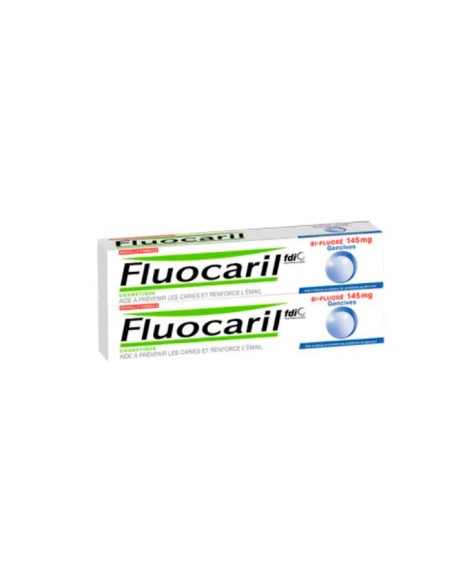 Fluocaril Gum Toothpaste Bifluoride 145mg Pack 2 x 75ml