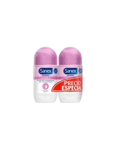 Des Sanex Invisible Roll Duplo Des Sanex Invisible Roll Duplo