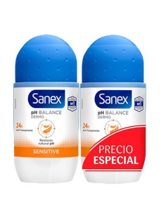 Sanex Ph Balance Dermo Sensitive Deodorant Roll On Duplo 2x50ml