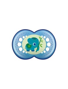 Mam Baby Dummy Original 6+ Silicone Bleu