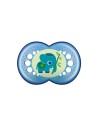 Mam Baby Dummy Original 6+ Silicone Bleu