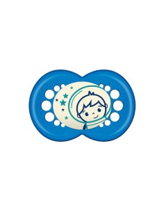 Mam Baby Sucette Nocturne Originale 16+ Silicone Bleu