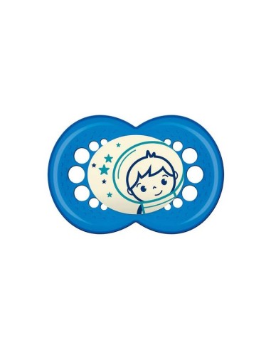 Mam Baby Sucette Nocturne Originale 16+ Silicone Bleu Mam Baby Sucette Nocturne Originale 16+ Silicone Bleu