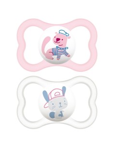 Mam Baby Dummy Air 6+ Silicone Rose 2U