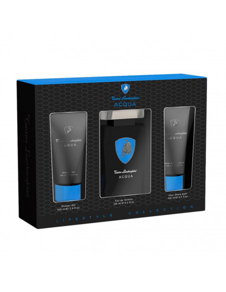 Tonino Lamborghini Acqua Eau De Toilette 125ml Spray Gel De Baño 100m
