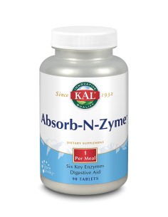 Kal Absorb N Zyme 90 Tabletas
