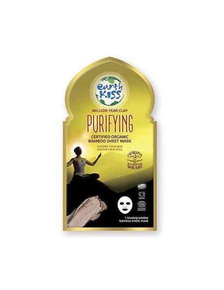 Earth Kiss Purifying Certified Organic Bamboo Sheet Mask 24ml