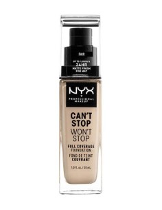 Nyx Can't Stop Won't Stop Full Coverage Foundation Fair 30ml