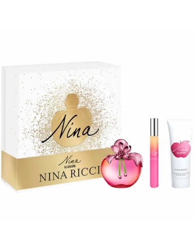 Nina Ricci Nina Illusion Eau De Parfum Vaporisateur 80ml Coffret 3 Pro Nina Ricci Nina Illusion Eau De Parfum Vaporisateur 80ml Coffret 3 Pro