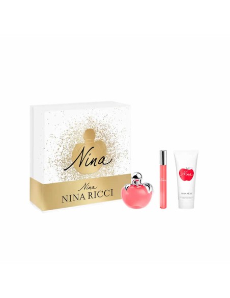 Nina Ricci Nina Eau De Toilette Vaporisateur 50ml Coffret 3 Produits