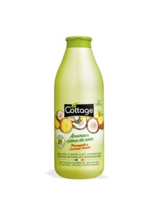 Cottage Ananas & Crème De Coco Douche & Bain Lait Hydratant 750ml