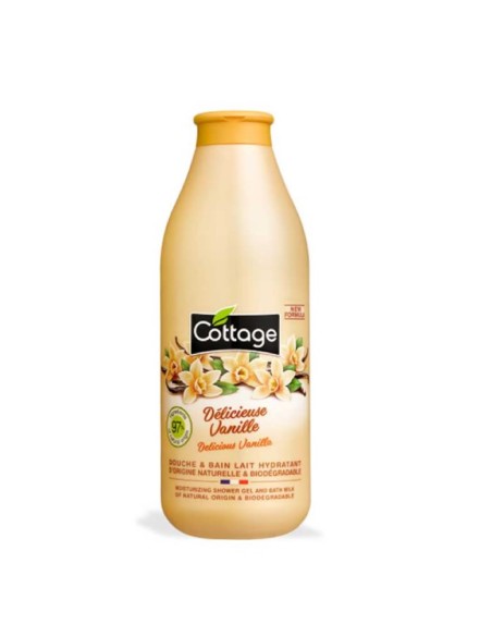 Cottage Delicious Vanilla Douche & Bain Lait Hydratant 750ml