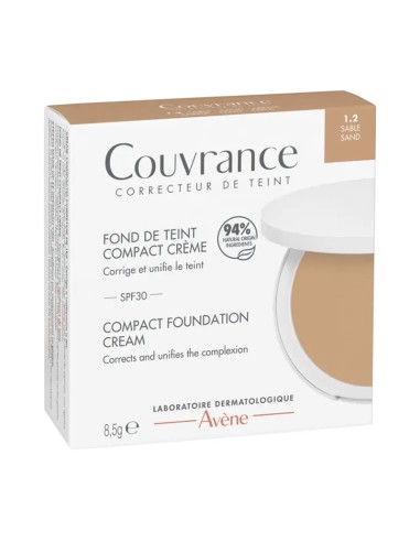 Couvrance Fond De Teint Compact Crème 1.2 Sable Couvrance Fond De Teint Compact Crème 1.2 Sable