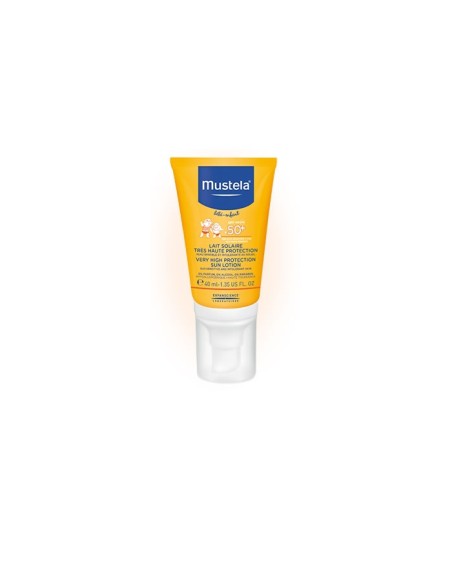 Mustela Baby Spf50+ Lait Solaire Très Haute Protection Spécial Visag