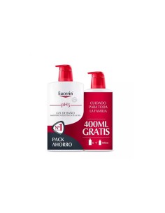 Eucerin PH5 Gel Douche 1000 ml + Recharge 400ml