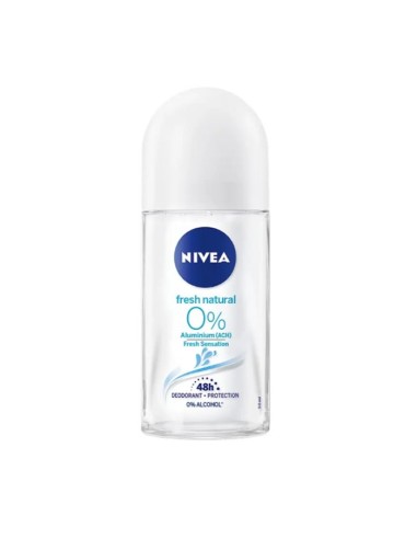 Nivea Fresh Natural 0% Roll On Déodorant 50ml
