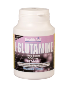 Health Aid L-Glutamina 500 Mg X 60 Comp