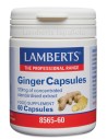 Lamberts Ginger Extracto Jengibre 60 Caps