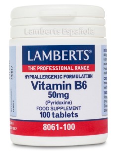 Lamberts Vitamina B6 50 Mg 100 Tabs