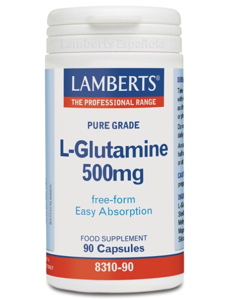 Lamberts L-Glutamina 500 Mg 90 Caps