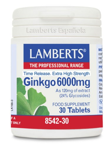 Lamberts Ginkgo Biloba 6000 Mg 60 Tabs Lamberts Ginkgo Biloba 6000 Mg 60 Tabs