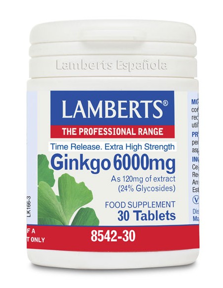 Lamberts Ginkgo Biloba 6000 Mg 60 Tabs