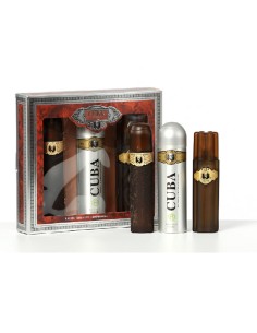 Cuba Paris Gold Eau De Toilette Vaporisateur 100ml Coffret 3 Produits