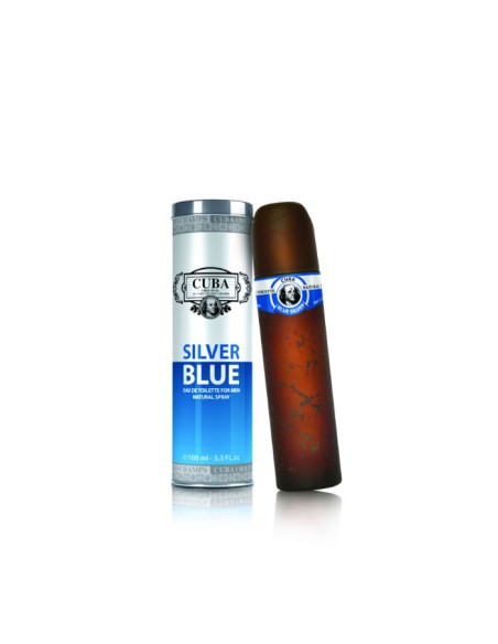 Cuba Paris Silver Blue Eau De Toilette Vaporisateur 100ml