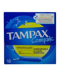 Tampax Compak Regular 18 Unités