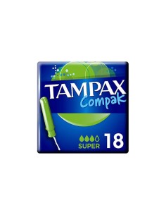 Tampax Compak Super 18 Unités
