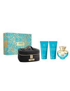 Versace Dylan Torquoise Eau De Toilette Spray 100ml Coffret 4 Produits
