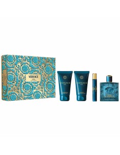 Versace Eros Eau De Parfum Vaporisateur 100ml Coffret 4 Produits