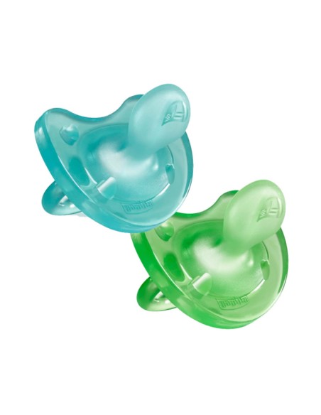 Chicco Sucette Physio Soft Silicone 12m+ 2 Unités
