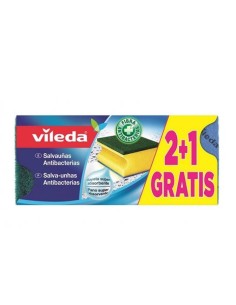 Vileda Antibacterial Scourer 3 Units