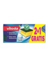 Vileda Antibacterial Scourer 3 Units