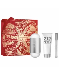 Carolina Herrera 212 Nyc Eau De Toilette Vaporisateur 100ml Coffret 3