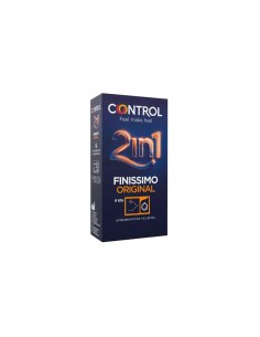Finissimo Control 2 En 1 Préservatif/Lubrifiant 6 Unités