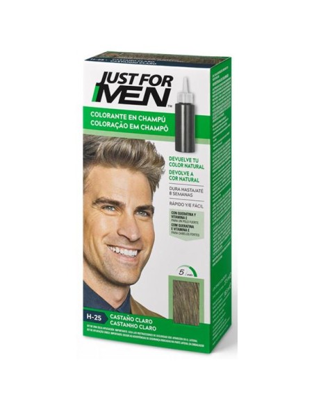Just For Men Shampoing Colorant Châtain Clair 66ml