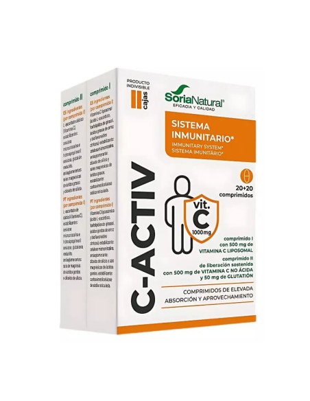 C-Activ 40 Comprimés Soria Natural
