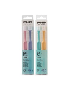 PHB Time To Care Brosse À Dents Moyenne 2 Unités